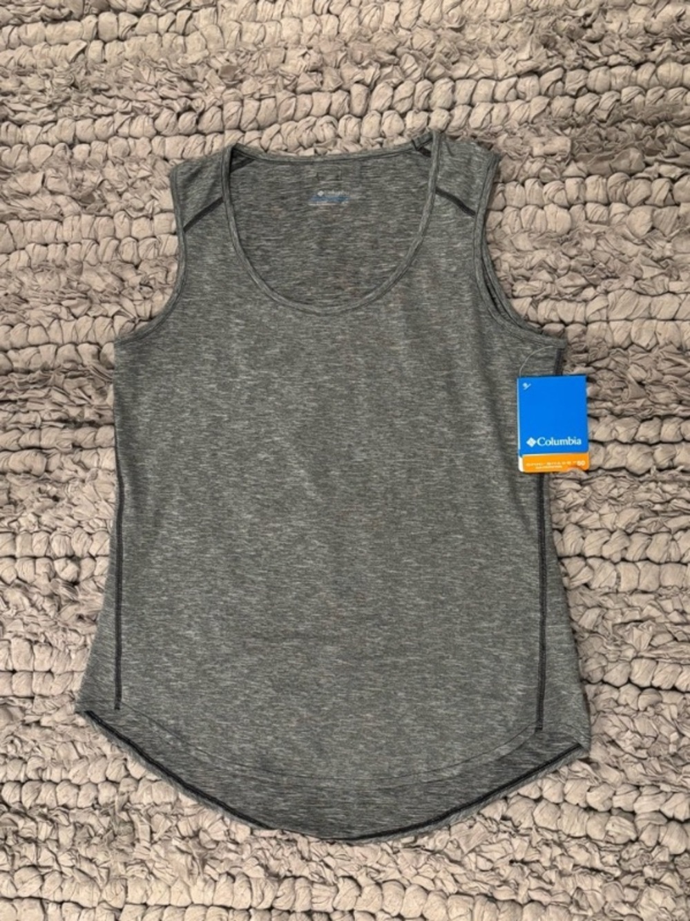 New NWT Columbia Women's Wander More space dyed gray Tank Top